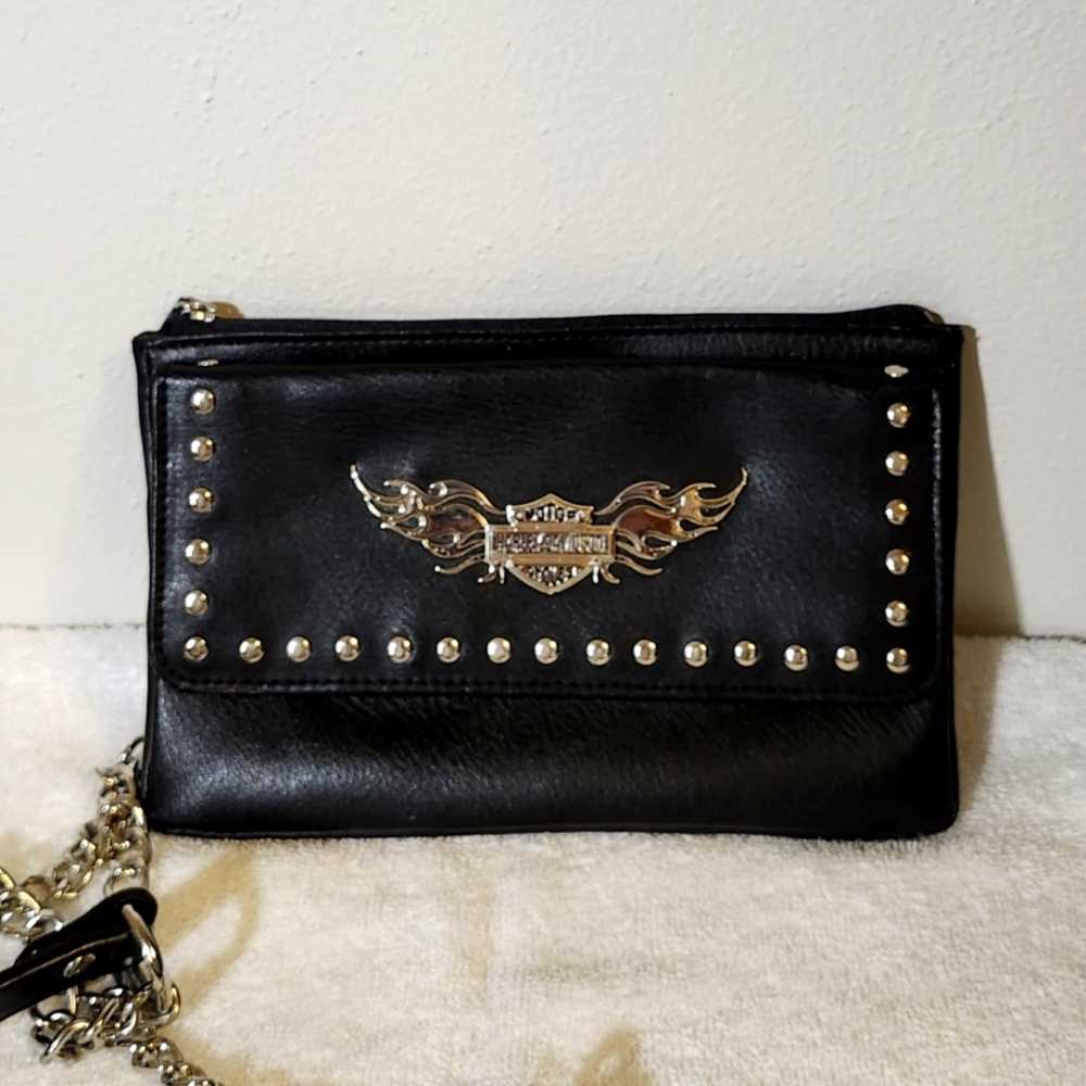 Harley Davidson Vintage Leather Bag.